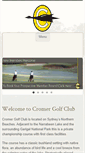 Mobile Screenshot of cromergolfclub.com.au